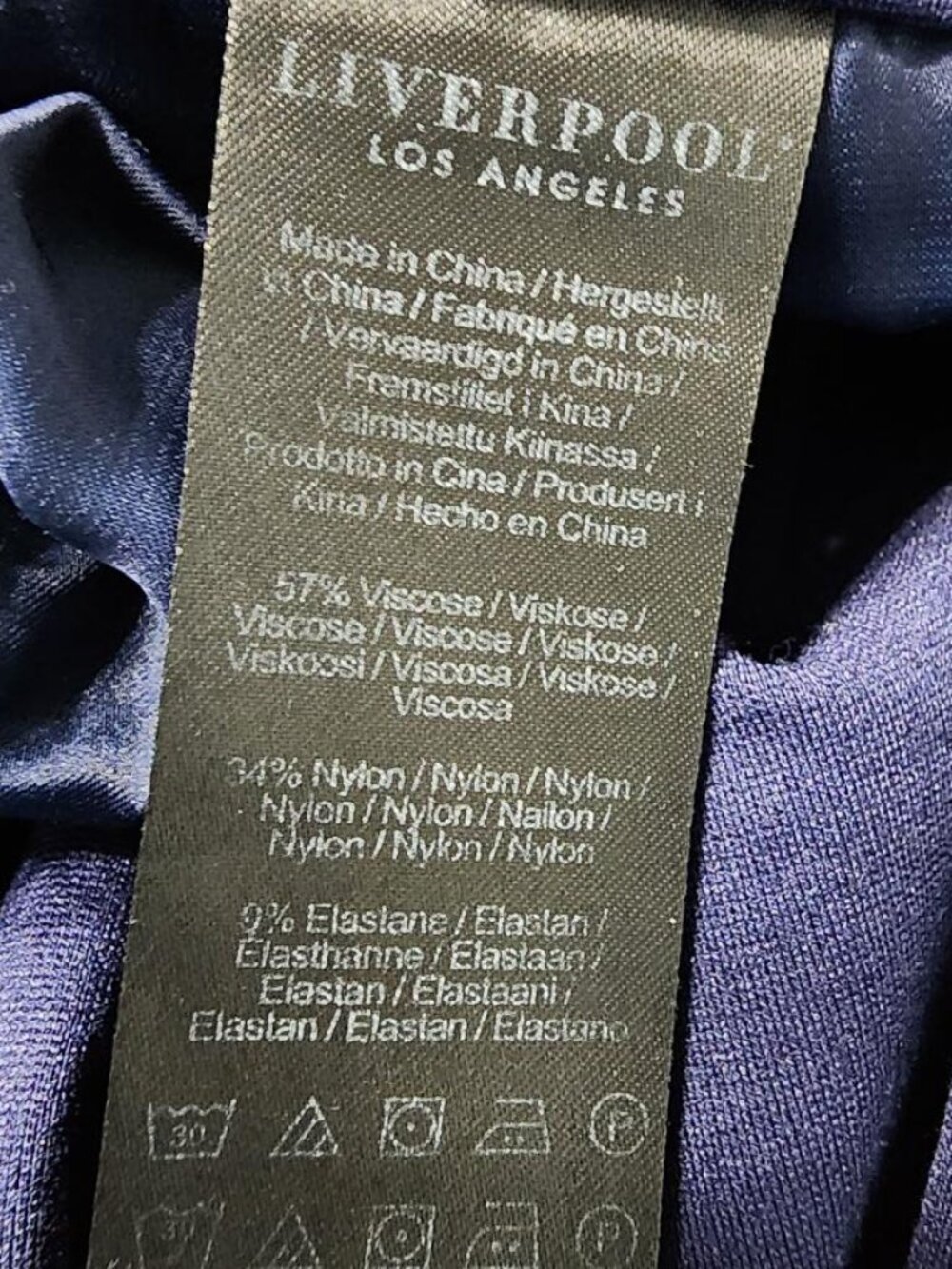 Liverpool Los Angeles Kelsey Navy Dress Pants Women’s size 24W - Picture 10 of 16